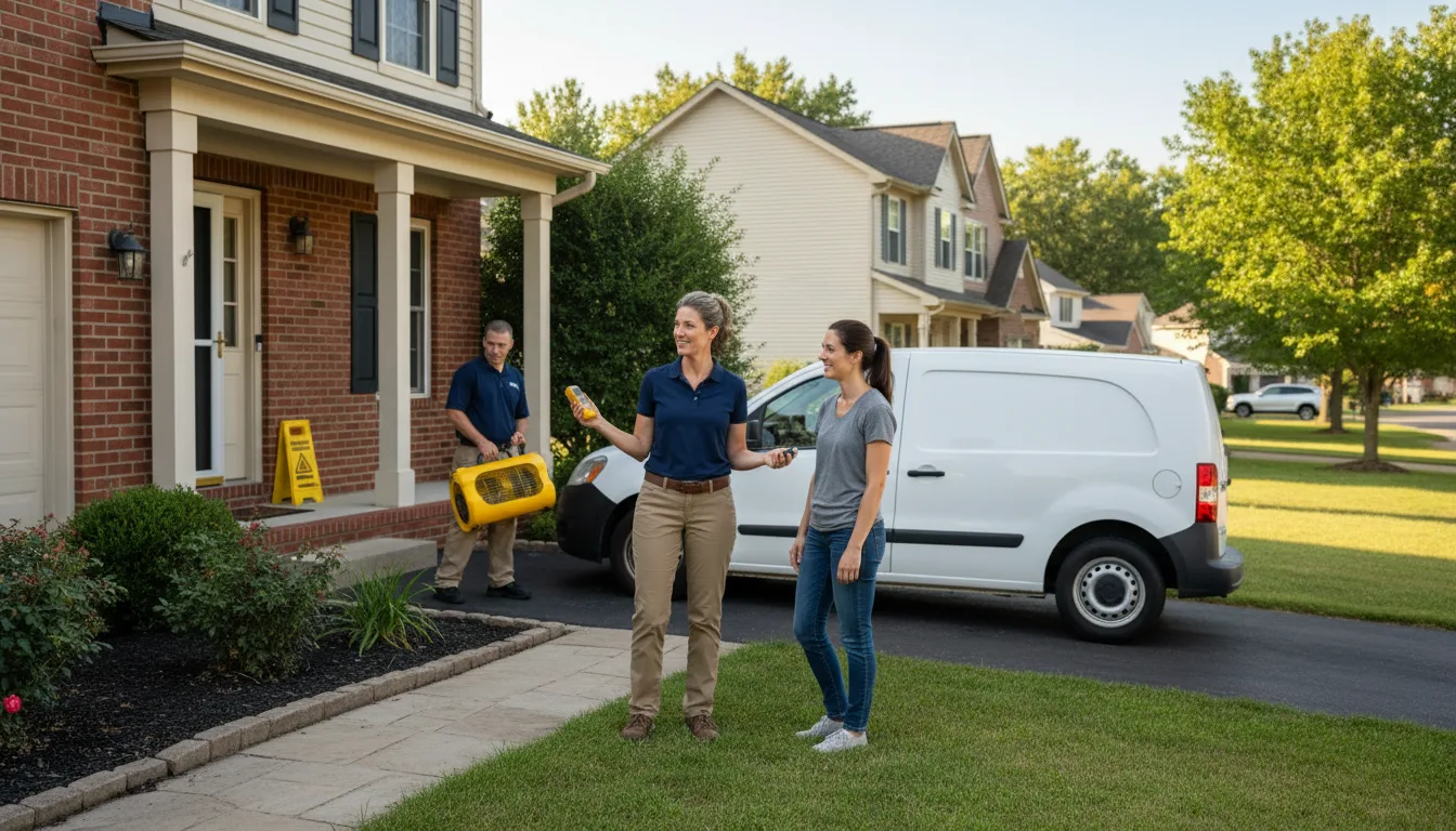 Water restoration image for Dehumidification And Cleanup Services in San Felipe, TX